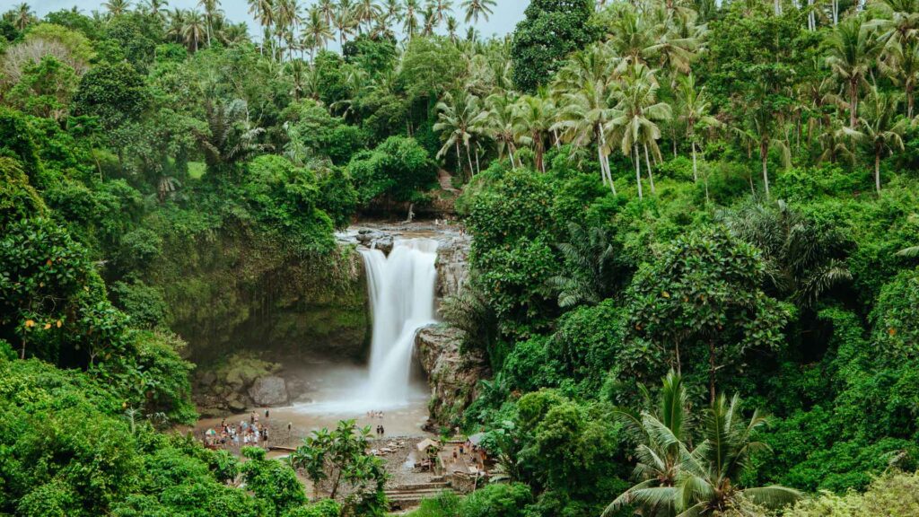 Bali private waterfall tour – Tegenungan Waterfall view