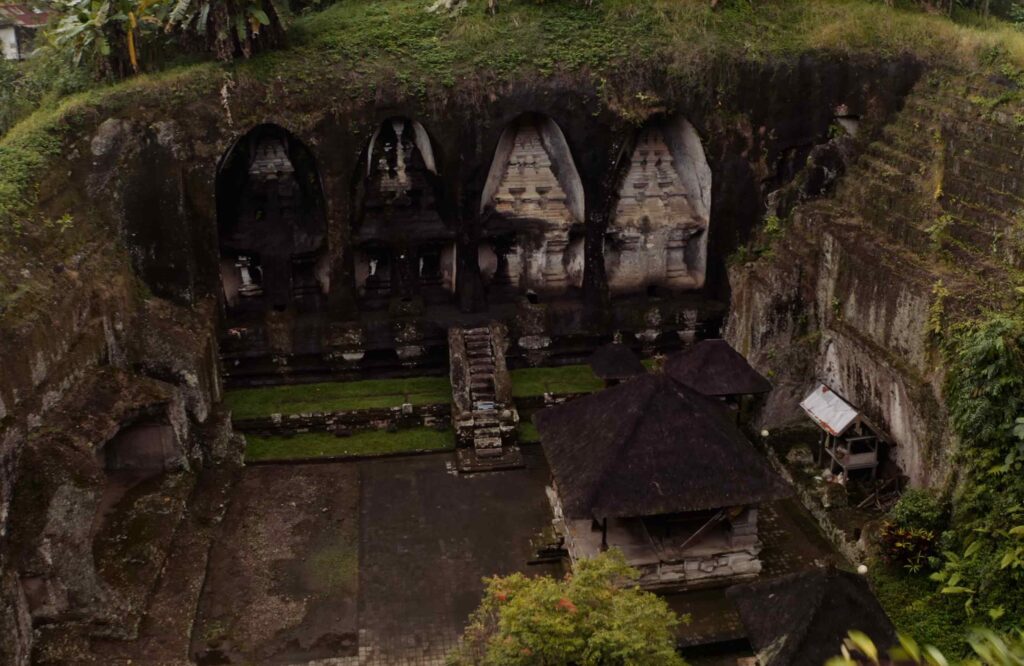 Gunung Kawi temple Arial View