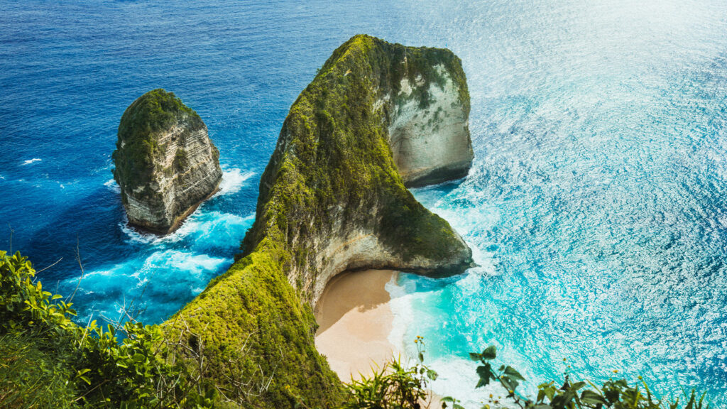 Kelingking Beach Bali ocean view