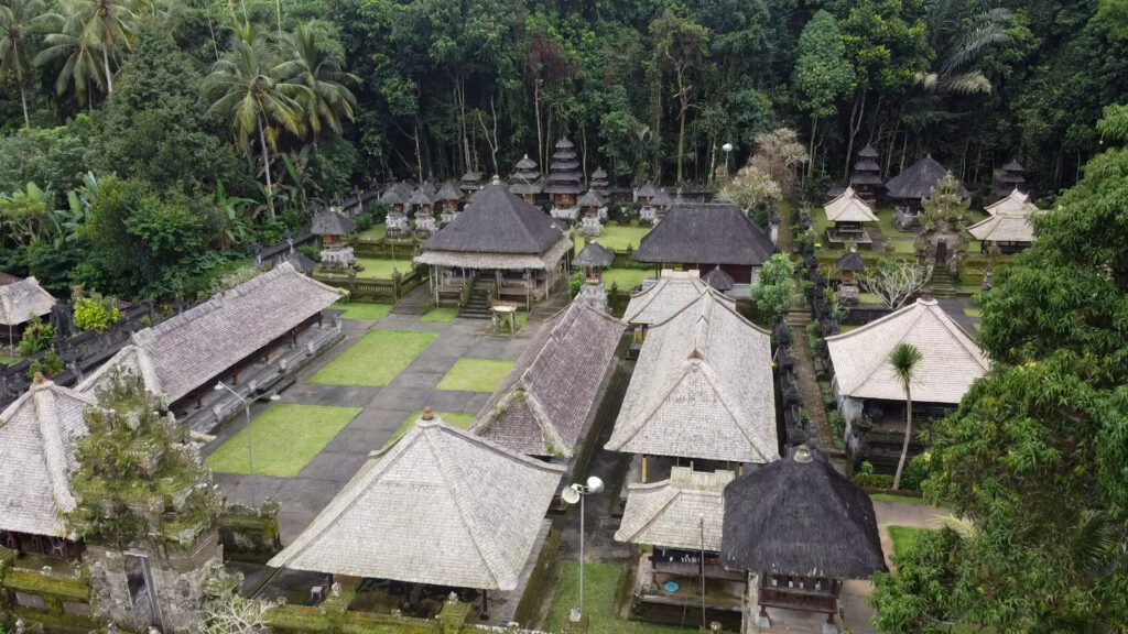 iconic temple in penglipuran village