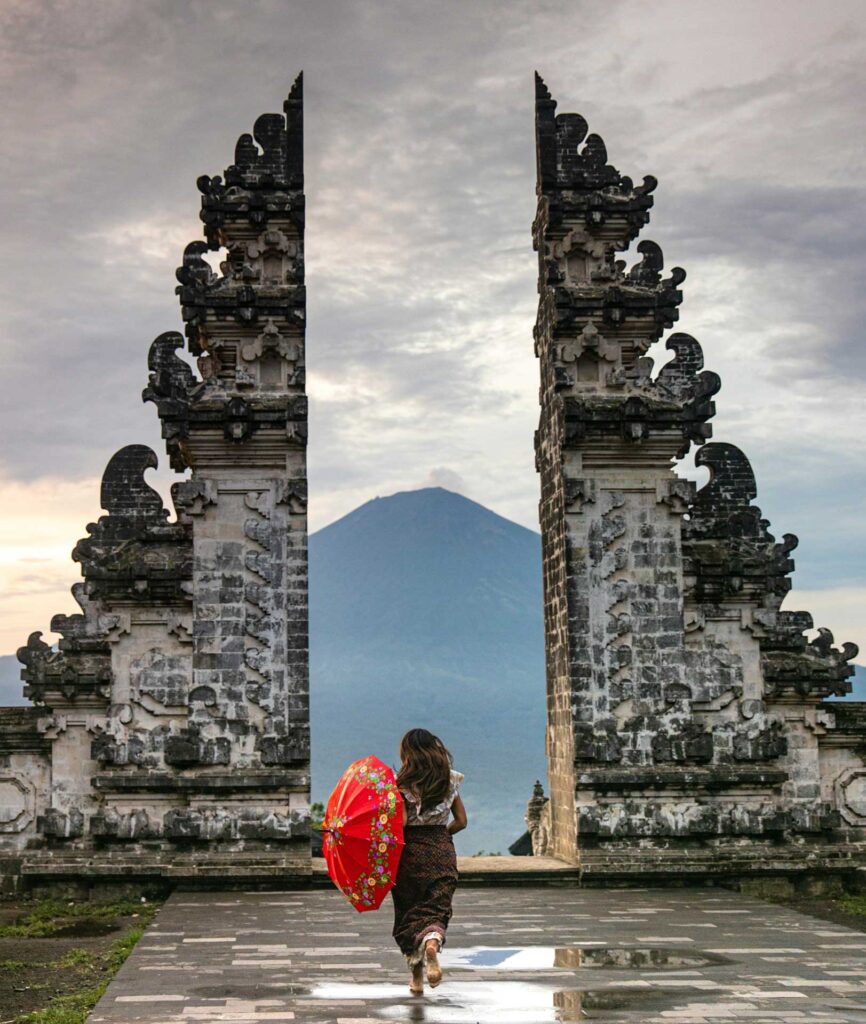 Visiting Bali in the Rainy Season photo in lempuyang temple