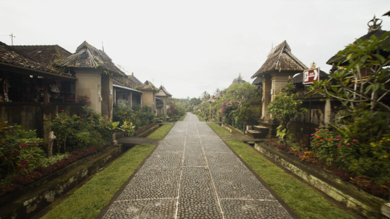 Penglipuran Village road view
