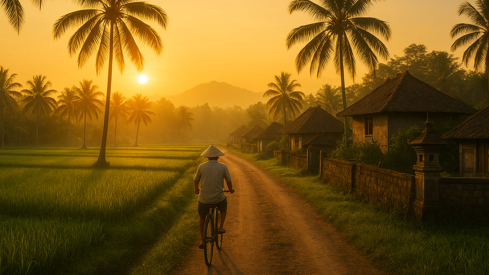 Bali cycling activity tour