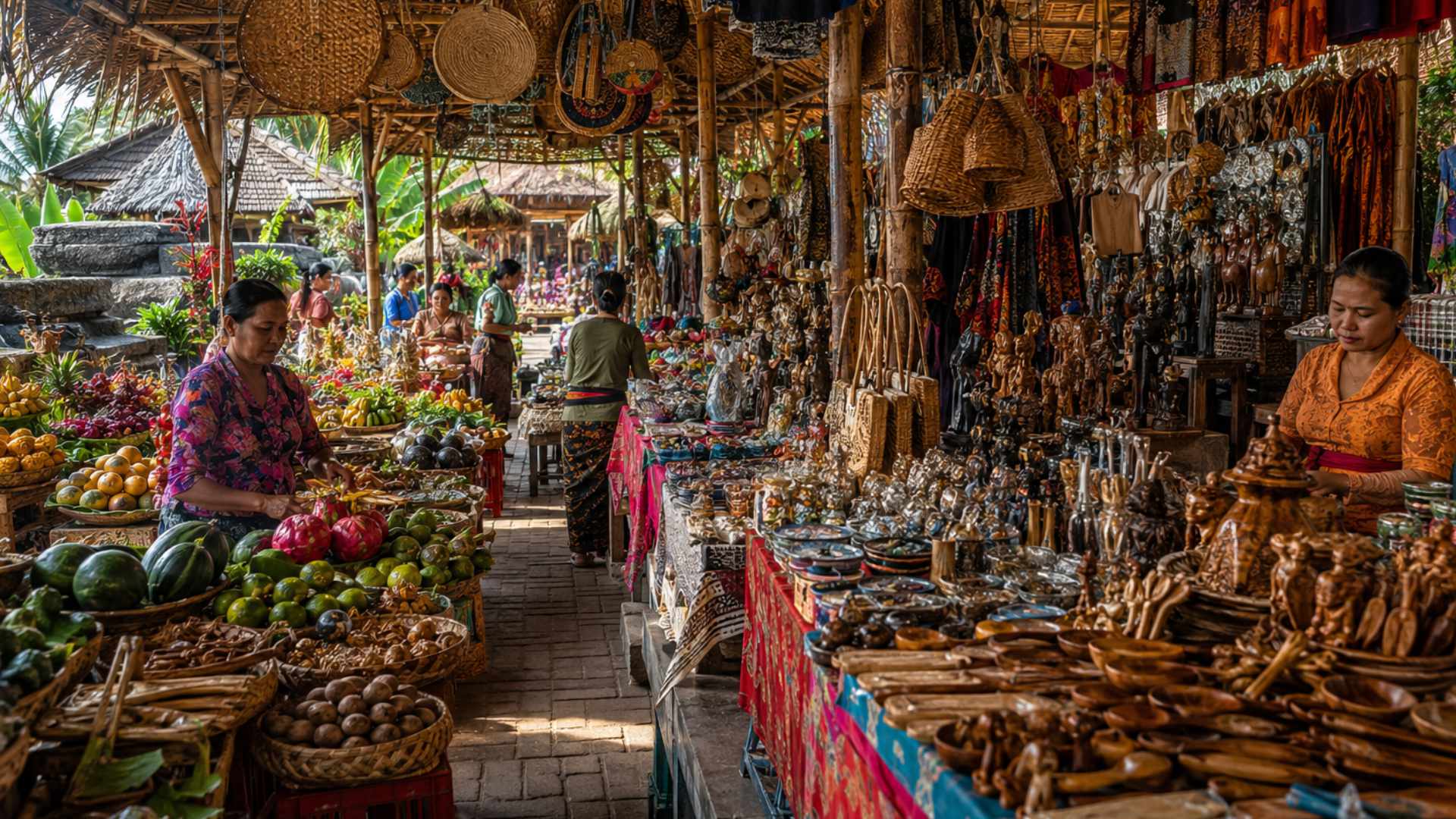Bali Trip Budget Guide art market