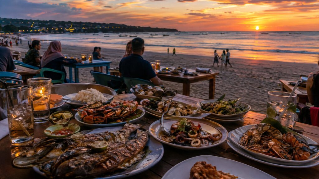 bali sefood dinner